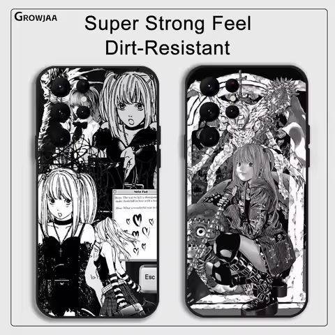 Ryuk Misa Light D-Death NoteS Phone Case For Samsung Galaxy S25 S24 S22 S23 Ultra S21 S20 Plus 5G Protective Silicone Funda