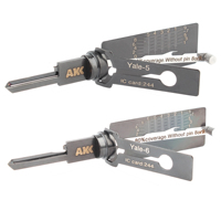 New Arrival AKK 2 in 1 Locksmith Tools YALE-5-B YALE-6-B YALE-5 YALE-6 CISA-5 Decoder