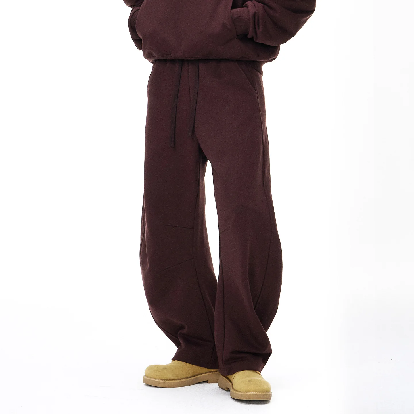 

Autumn Essentials: мужские широкие спортивные штаны от модного бренда, американский спортивный стиль 380 г, 55% хлопок