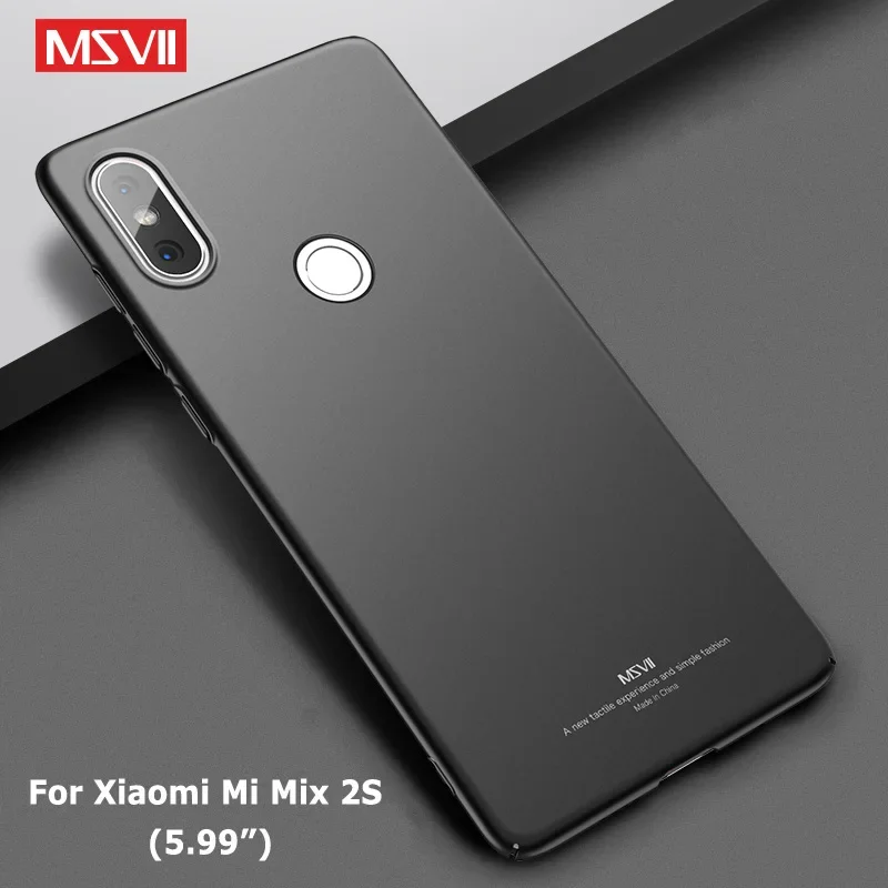 Mi Mix 2 Case Cover Msvii Silm Frosted Cases For Xiaomi Mi Mix 22S 2 s 3 Xiomi Mix2 PC Cover For Xiaomi Mi Mix 2 3 Mix2S Cases