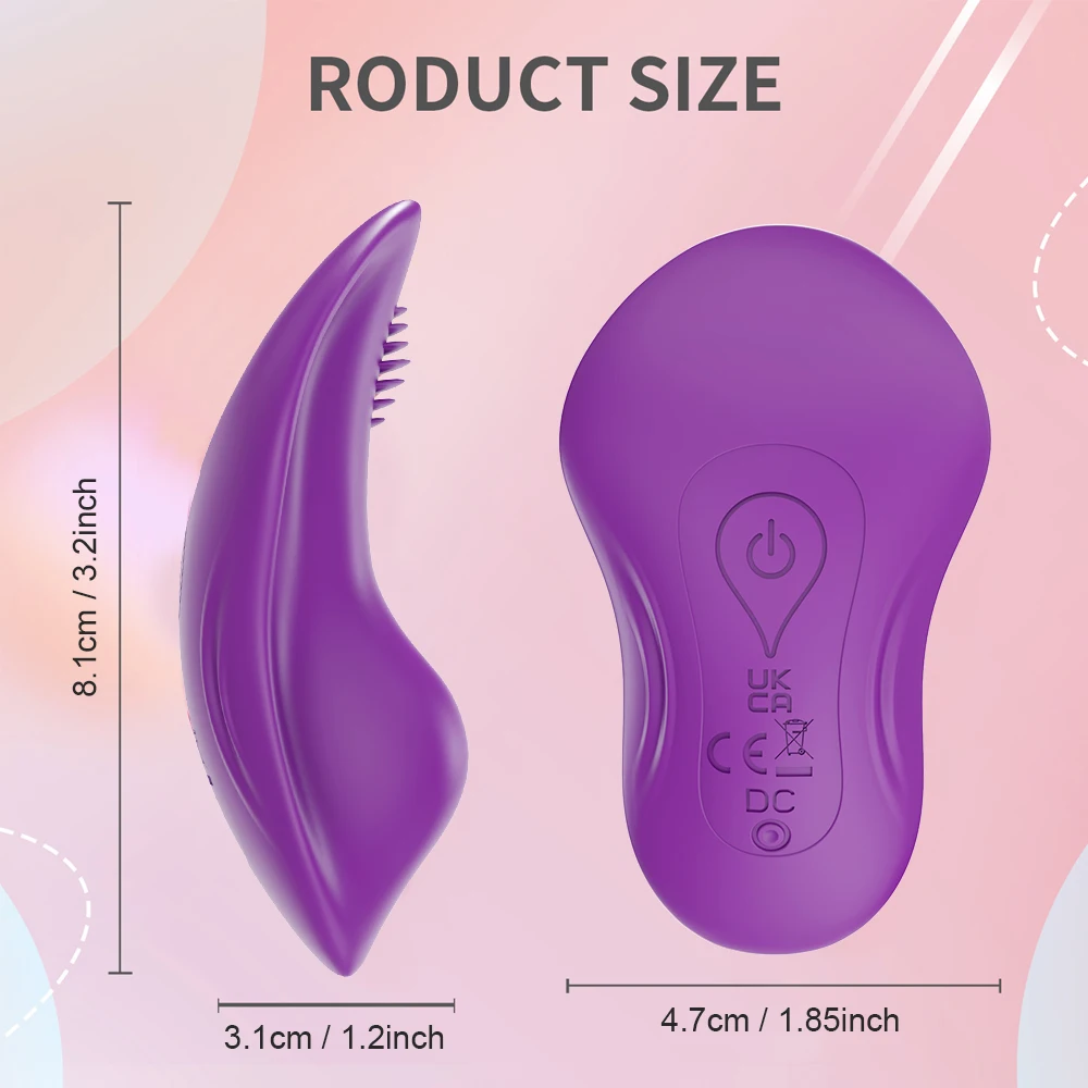 Vibratore del clitoride indossabile Mini mutandine da donna vibratore stimolatore del clitoride controllo APP giocattolo del sesso per coppie