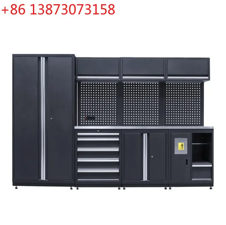 Modern Design Modular Tool Box Workbench Workshop Toolbox Combination Workbench For Garage Garage Storage Metal Tool Cabinet