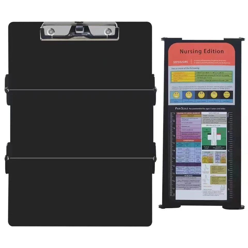 Nursing Clipboard Foldable Clipboard Nursing Edition Aluminum 3 Layers Foldable Clipboard