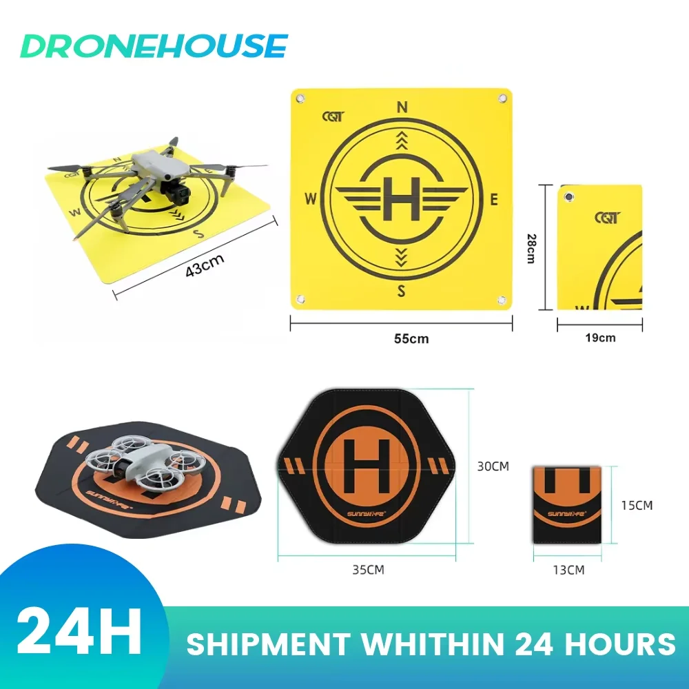 For Avata 2 Universal Drone Landing Pad Foldable Double-side Waterproof Drone Helipad For DJI Neo/Mini 4 Pro/Air 3S Accessoies