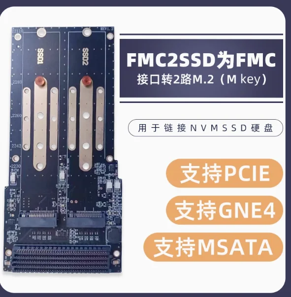 

Для FPGA Drive FMC nvme SSD высокоскоростная разработка памяти поддерживает модуль 2 M.2