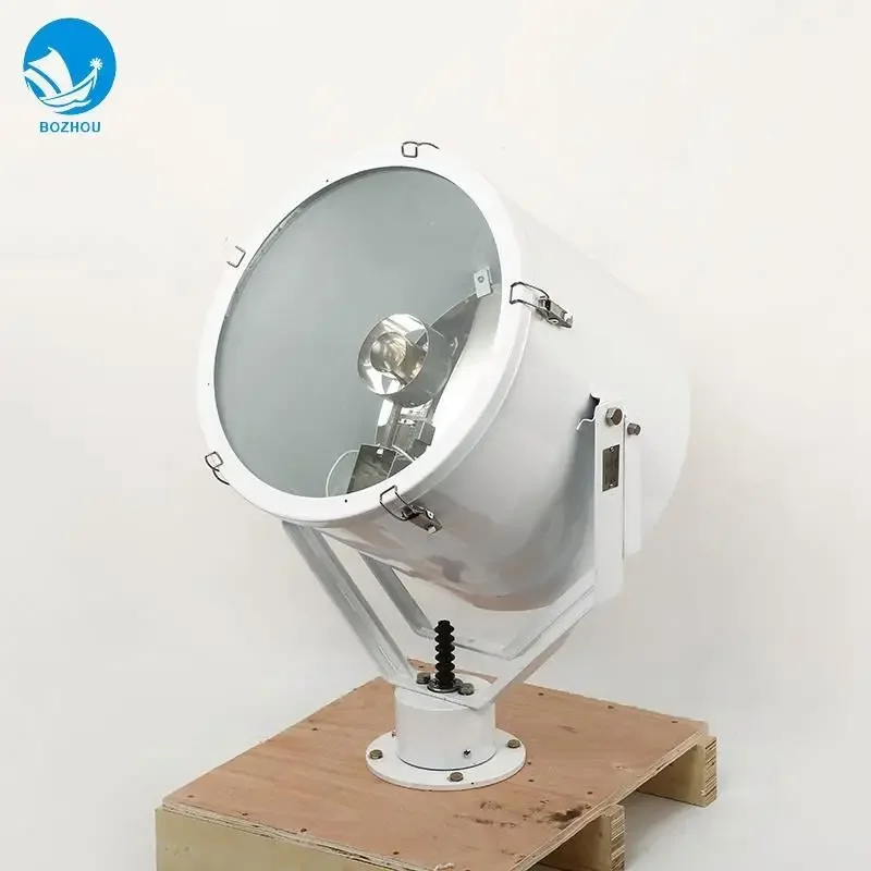 220v 2000w GY16 TG28-B Stainless Steel Waterproof Tungsten Halogen Lighting Marine Searchlight for Boat