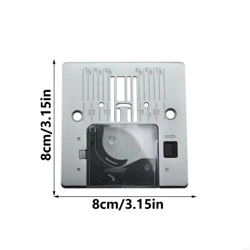 A0NC Máquina coser Máquina aguja Máquina coser Puntadas placa Textura plástico