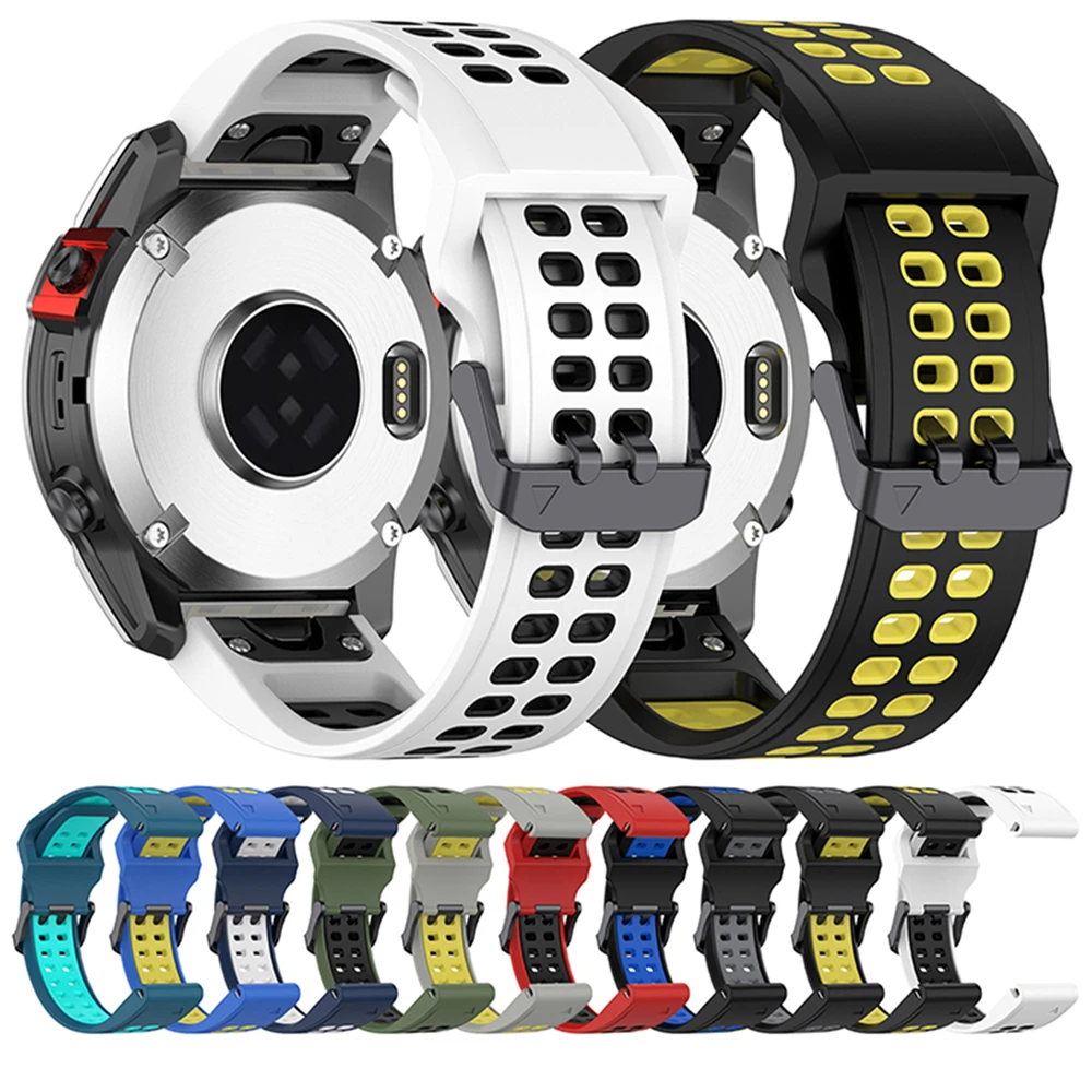 

20/22/26MM Quick Release Dual-color Watch Strap Watch Accessories for Garmin Series