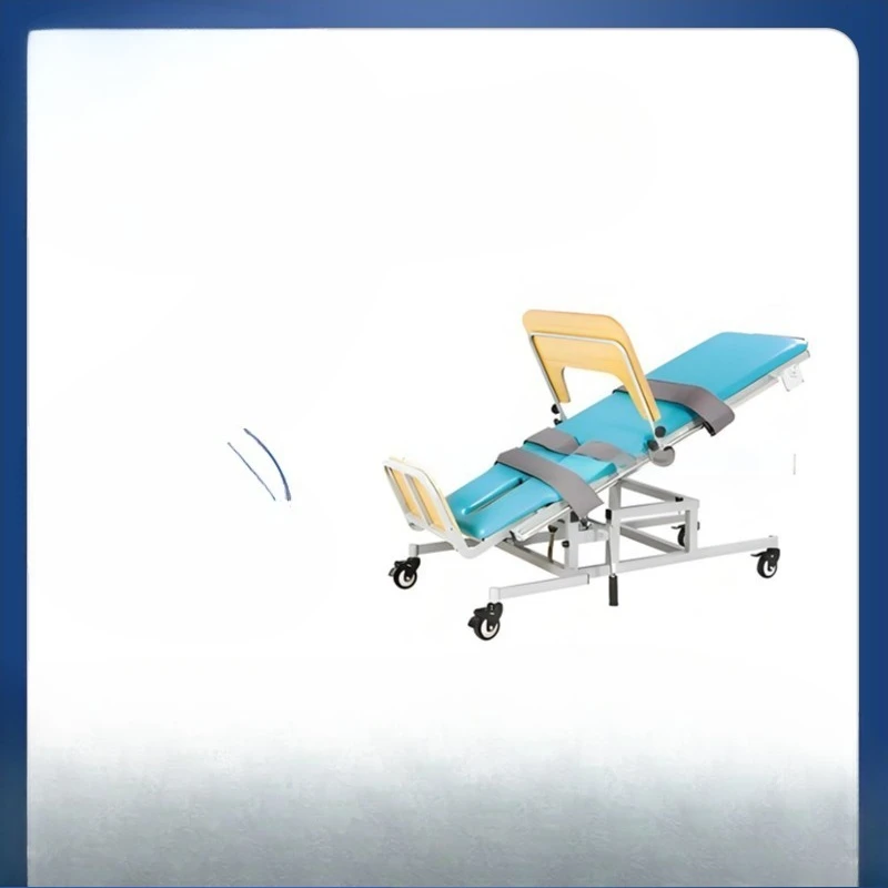 

Manual upright bed training equipment Standing for patients with hemiplegia and paraplegia when they resume