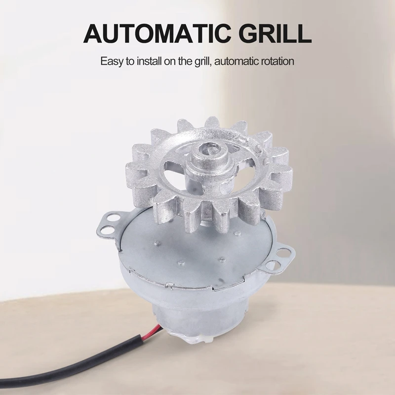 Automatic Rotisserie Grill Tools Metal BBQ Rotary Frame Gear With USB Cable Motor DIY Automatic Rotary Frame Tool Set