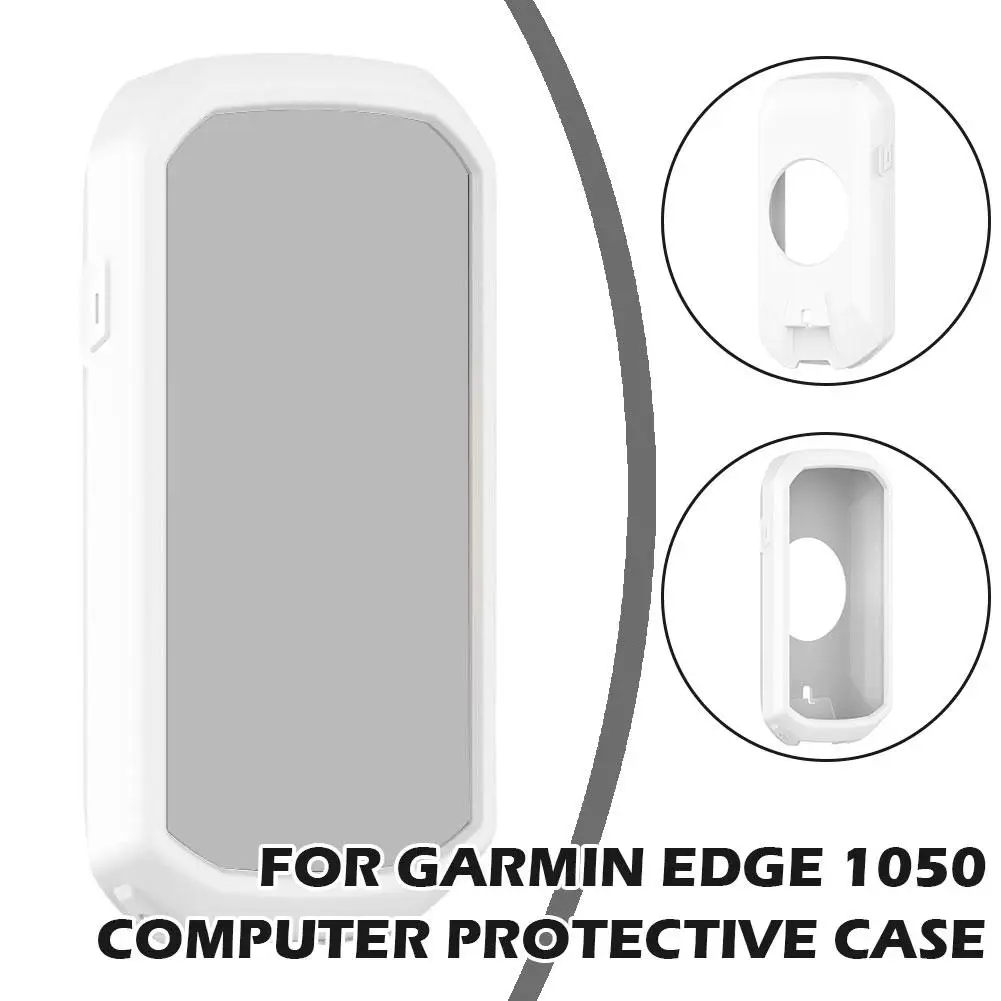 For Garmin Edge 1050 Silicone Protective Shell GPS Bicycle Computer Screen Waterproof All-inclusive Watch Protective Cover