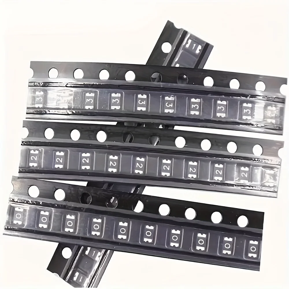 Fusible reiniciable de recuperación automática, poliinterruptor PPTC, 300 unidades, 1812, 1206, 0805, 1210, 15 valores, 0.7A, 0.5A, 0.2A, 2A, 1.1A,
