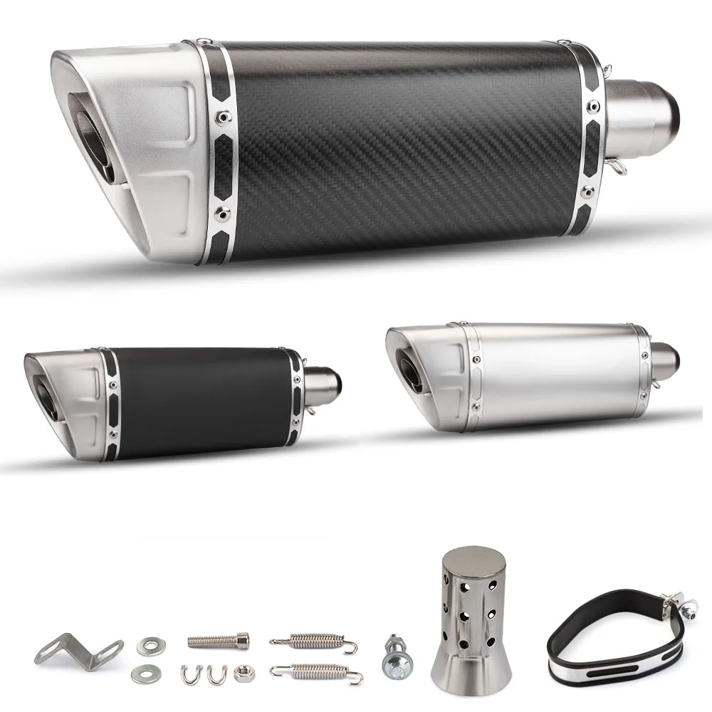 

M11 Exhaust Universal Carbon 51mm Motorcycle Muffler with DB Killer For MT09 CBR500R GSXR600 XSR700 Z900 GSX8S R7 F750GS 675SR-R