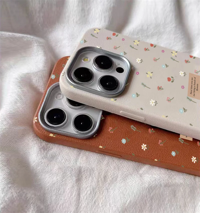 Colorful Small Floral Phone Case for Samsung Galaxy A55 A54 A52 A34 A35 A15 4G 5G S25 S24 S23 S22 Ultra Plus FE Soft Back Cover