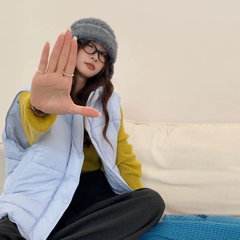 

Жилеты Жилеты Женский жилет Готический весенний шерстяной утягивающий тай-дай Простые кружева с квадратным вырезом Текстурированный корейский стиль Винтаж