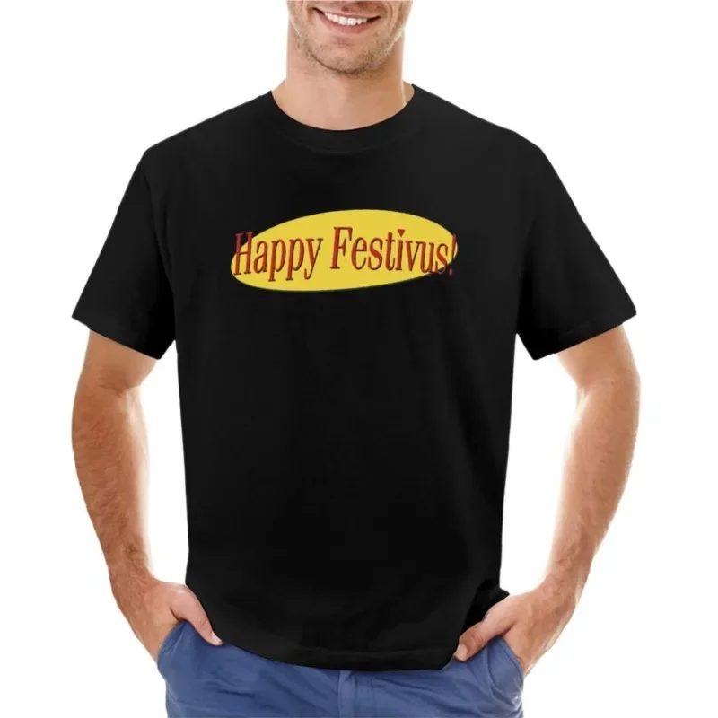 Happy Festivus! T-Shirt boys white t shirts t-shirts man o neck shirt Tee shirt male tops t shirts for men