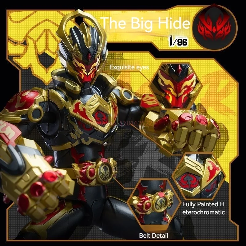 Armadura héroe caja ciega juguetes Diy modelo de plástico Anime figuras de acción regalo de cumpleaños para niños adorno de escritorio de ordenador