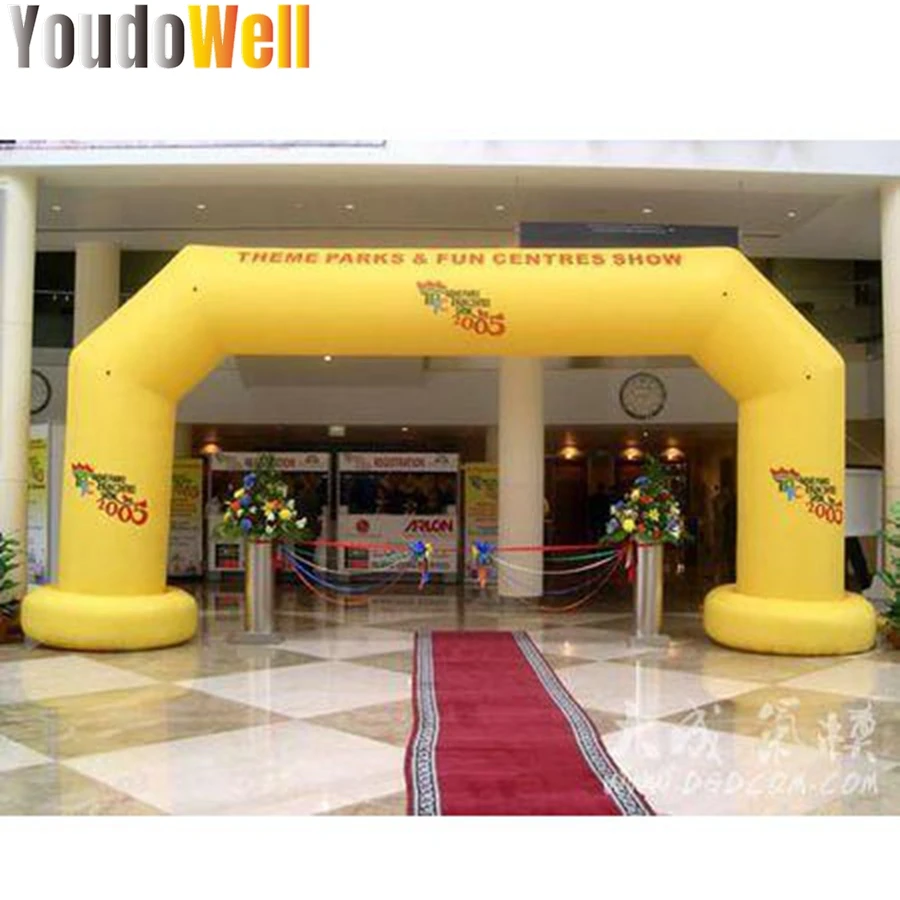 Customized Inflatable Round Base Arch Entrance Arch Logo