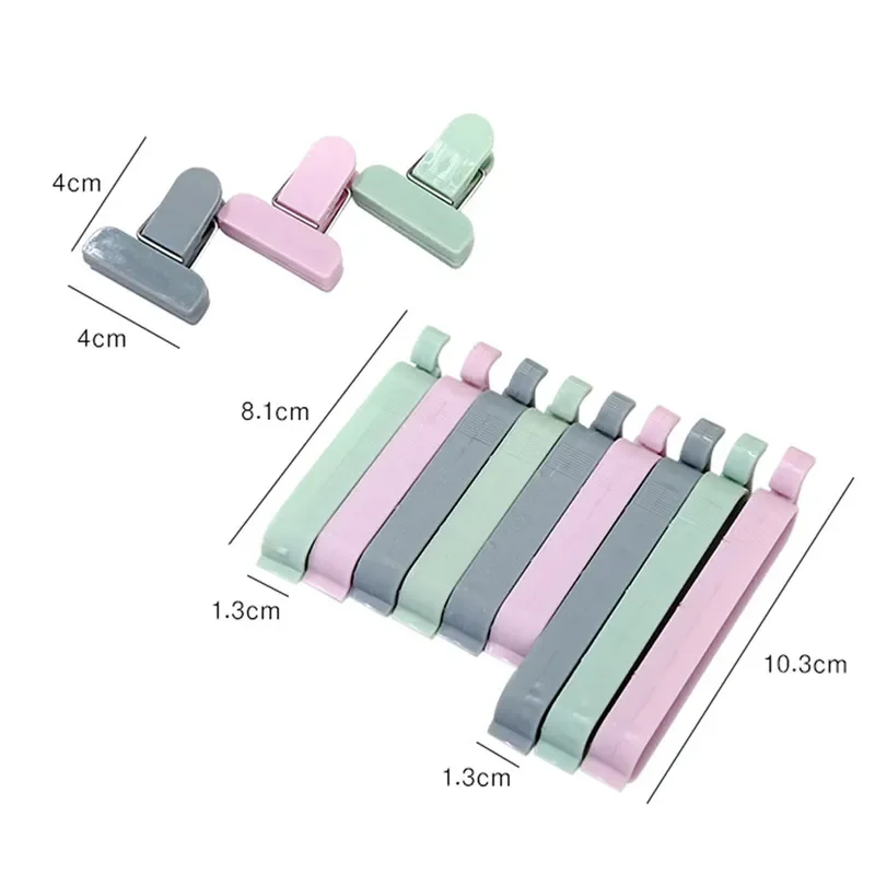 Portable Bag Clips Storage Fresh-keeping Sealer Clamp Snack Bags Sealing Clip Food Sealing Clip Plastic Tweezers Kitchen Tools