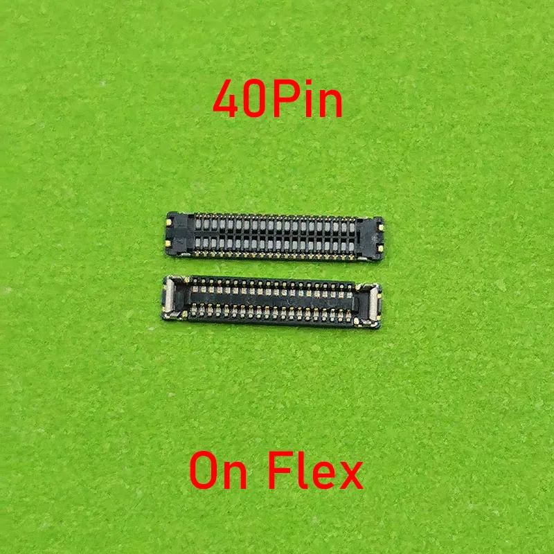 2Pcs 40pin LCD Display FPC Connector On Logic Board For Xiaomi 10/10 Pro Mi9 Mi 9 SE CC9 9SE A3 Mi 9 Lite Screen Plug Port Flex