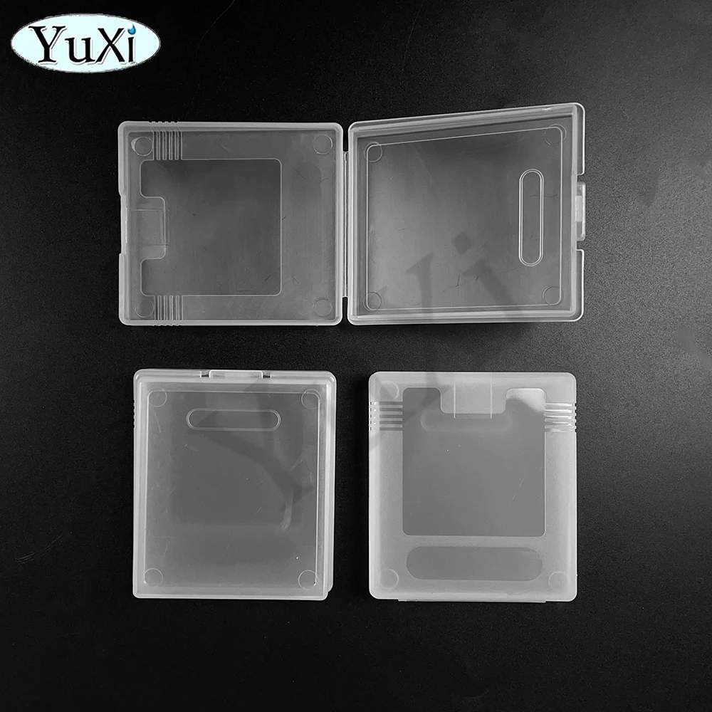 5 pçs casos de cartucho de jogo para gameboy cor gbc gbp plástico transparente caixa de cartucho de cartão de jogo protetor para gameboy bolso