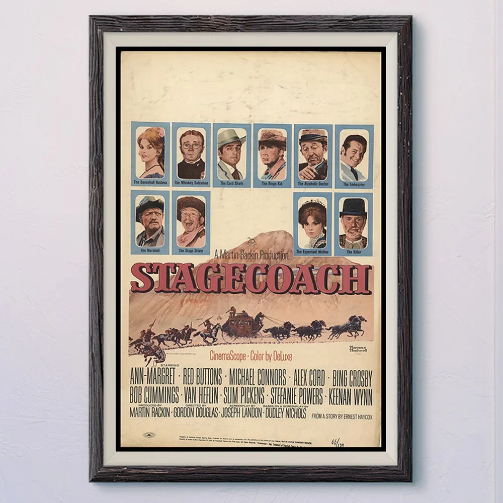 N340 STAGECOACH Винтаж Классический фильм Настенная шелковая ткань HD Плакат Искусство Украшение дома Подарок N340 STAGECOACH Винтаж Классический фильм Настенная шелковая ткань HD Плакат Искусство Украшение дома Подарок