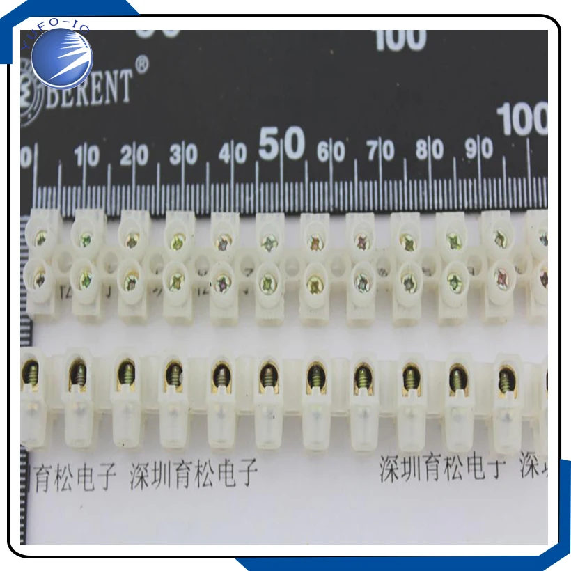 2pcs/LOT  5A fixed type wiring terminal wiring row plastic terminal electric wire connector  s