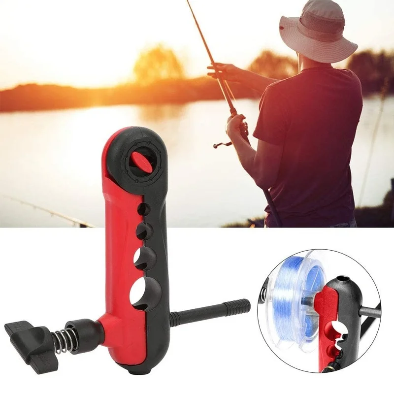 Carrete de línea de pesca portátil, herramientas de pesca, máquina de carrete giratorio y Baitcasting, equipo de pesca