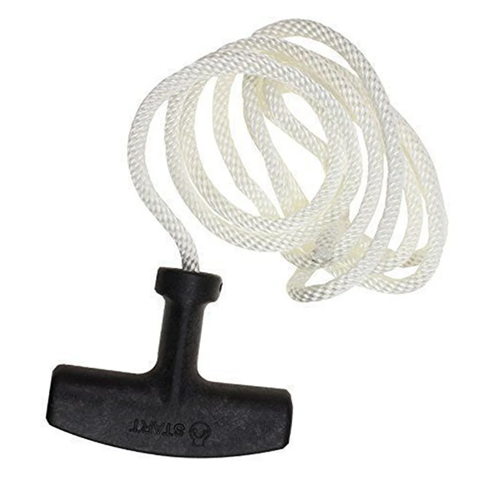 Upgrade your mower's starting system with this 2.0m pull rope and handle set 3.5mm diameter line for gas engines