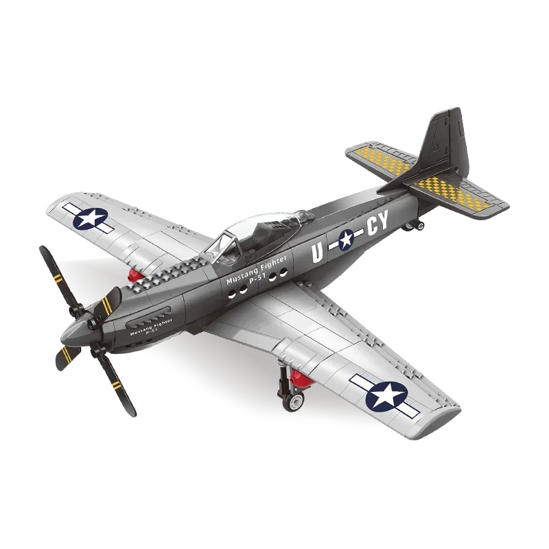 Assembled Building Blocks Air Force Reconnaissance Airplane Model Medium Transport Toy Airplane Model Kids Building Block Toy