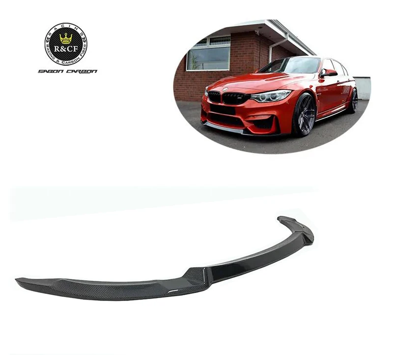 

2015-19 CS Style Carbon Fiber Front Bumper Lip Splitter Spoiler For F80 M3 F82 F83 M4