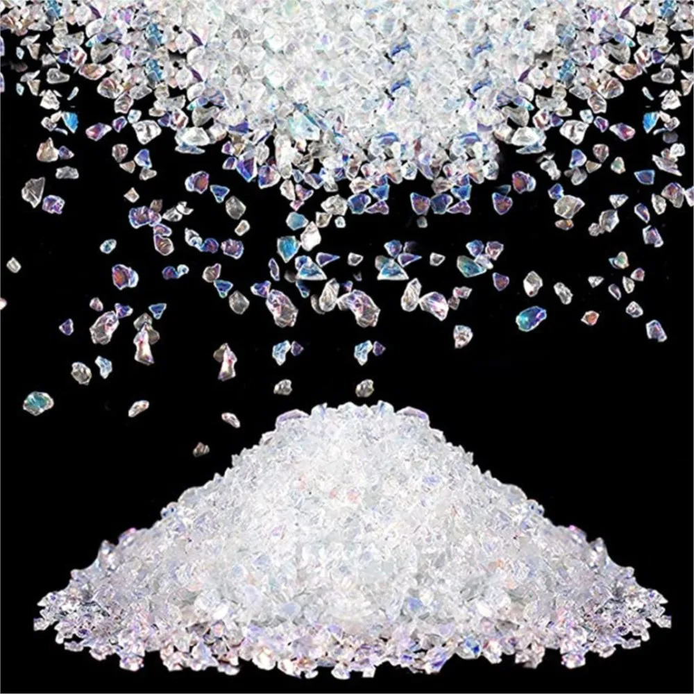 

20/40g AB Rhinestones Crystal Crushed Stone Gravel Epoxy Resin Mold Filling For DIY Jewelry Crafts Decorative Nail Art Filler