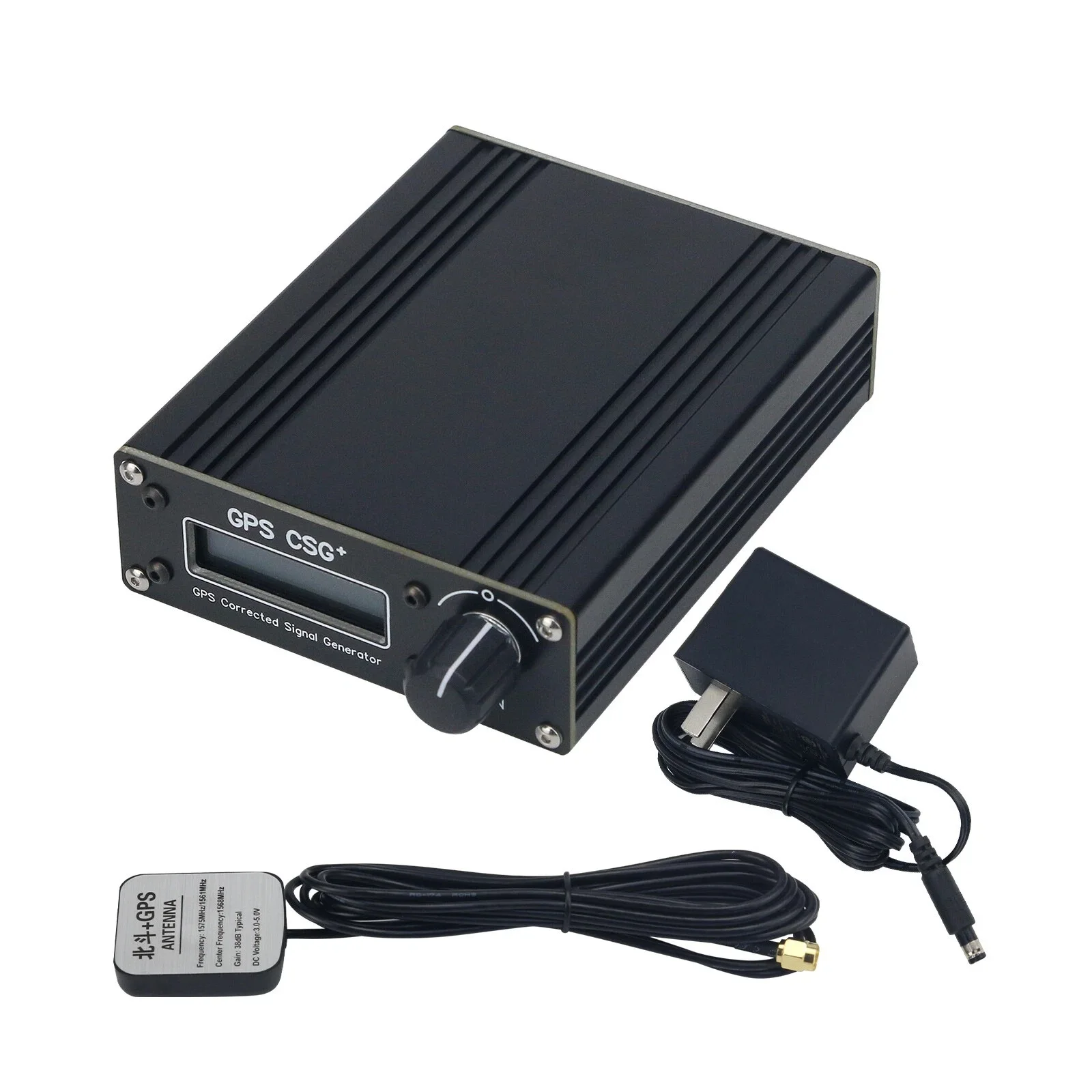GPS CSG+ V3 GPS Disciplined Oscillator GPSDO GPS Corrected Signal Generator 10KHz-220MHz Dual-Channel output