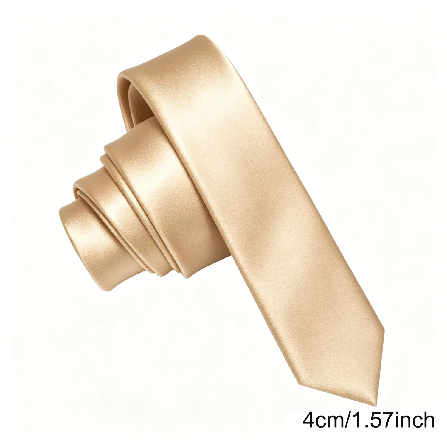 6 Modelle, grüne, lässige Krawatte, 4 cm breit, einfarbig, schmale Passform, handgefertigt, modische Herrenkrawatten für Hochzeiten, Partys und als Geschenk. – Detail 7