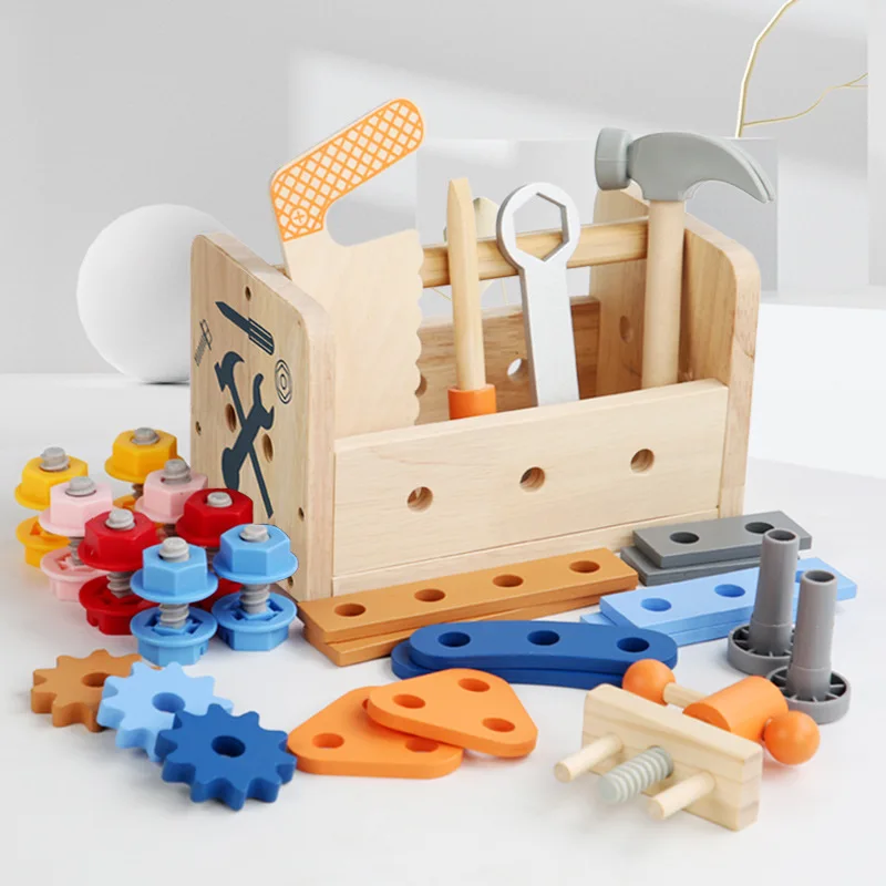 Children's Role Play Blue Toolbox Montessori Toys