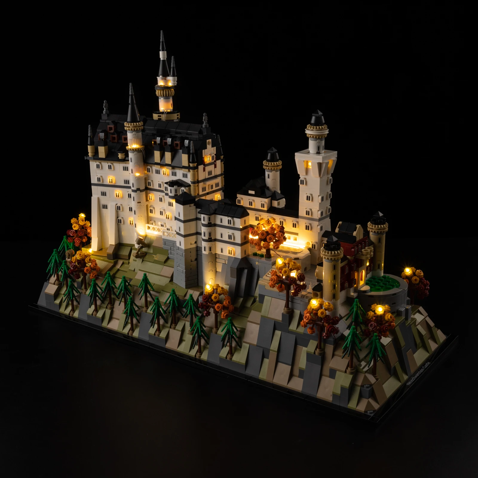 

Комплект светодиодных фонарей подходит для LEGO 21063, замок Neuschwanstein, строительные блоки, декоративная лампа, не включает здание Lego