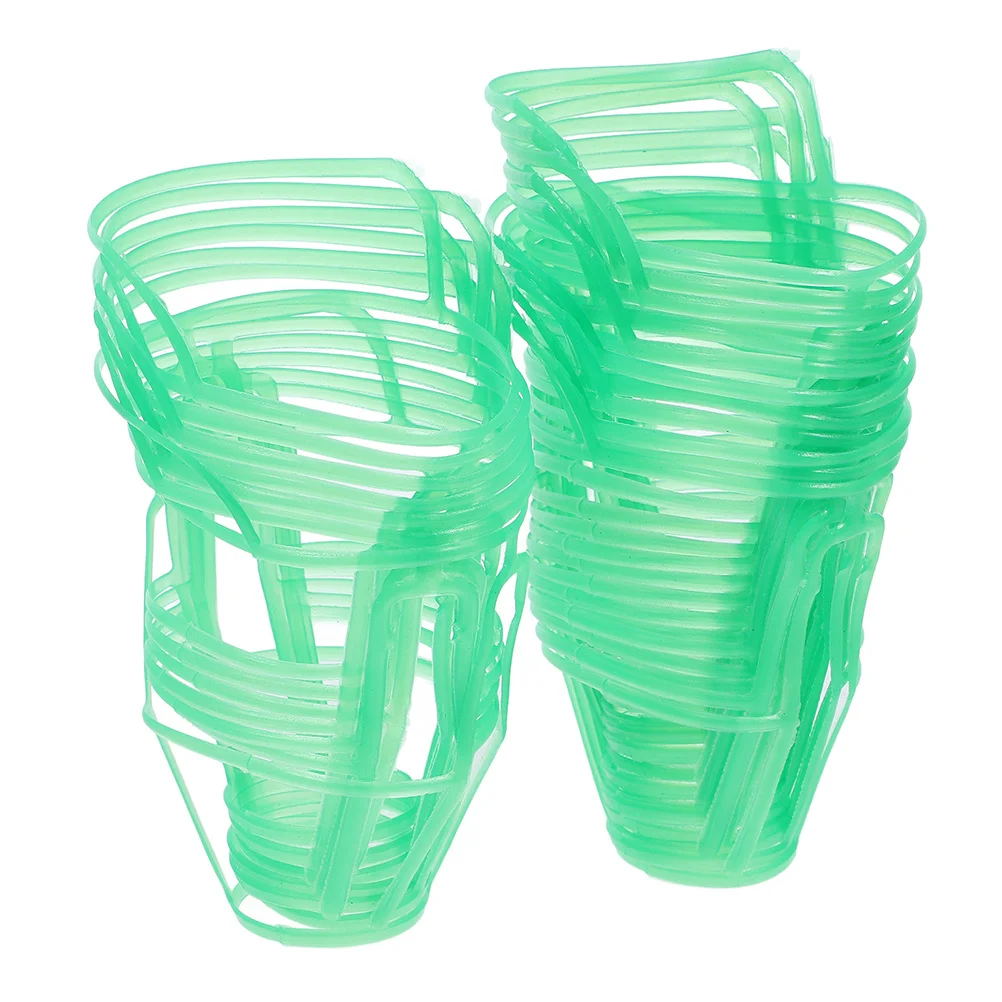 

30 шт., сетчатые чехлы для инфузионных бутылок, многоразовые пластиковые капельные подвесные сетки для использования в больнице, прозрачные несущие безопасные опоры