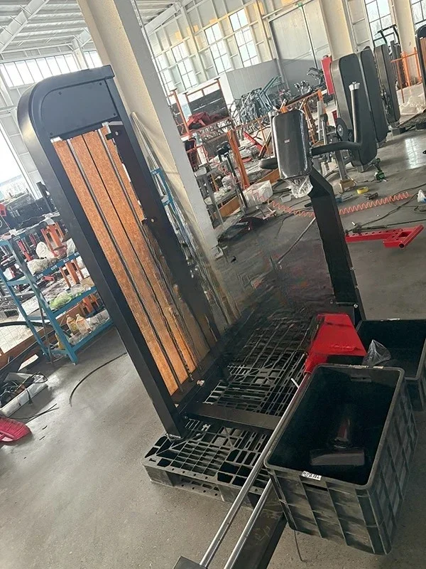 

Commercial Pin Loaded Leg Back Kick Gym Machine Standing Leg Press Hip Trainer