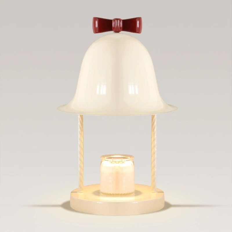 

Solid color cure new ambient candle light cute small gift aromatherapy bedroom bell decorative table lamp