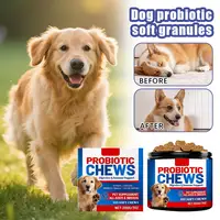 Suplemento probiótico masticable para perros con 6 cepas
