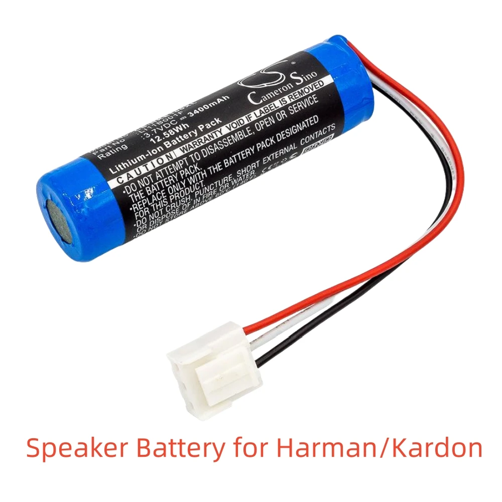 Li-ion Speaker Battery for Harman/Kardon,3.7V,3400mAh,Onyx studio 1 Onyx Studio 2,LI11B001F