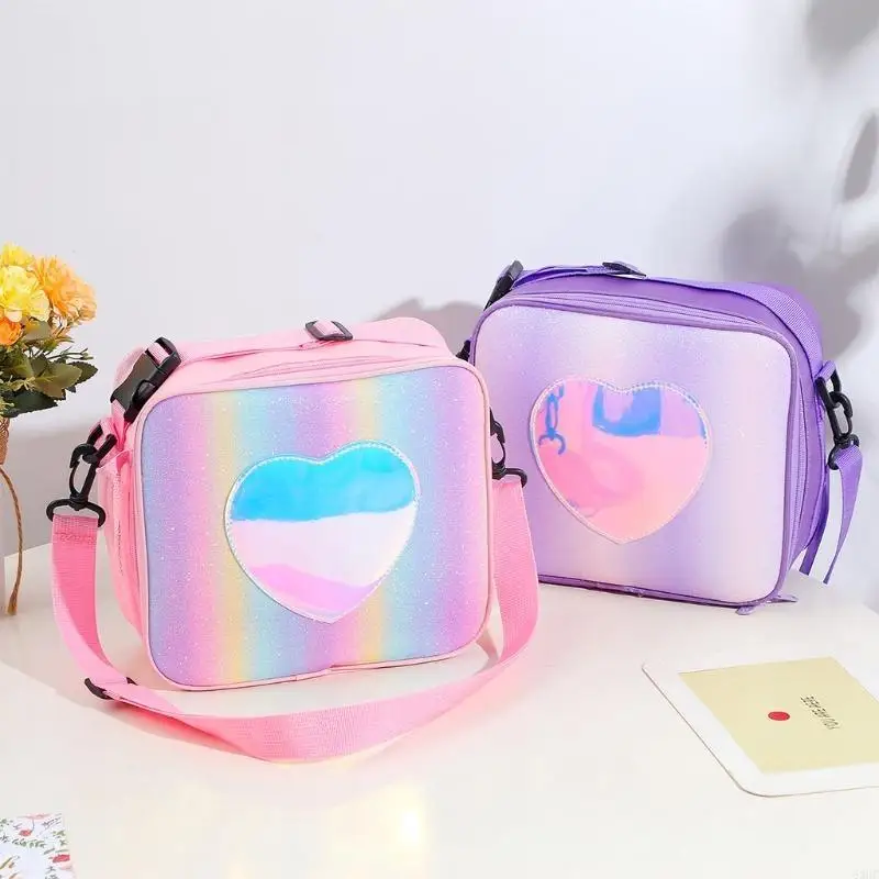 63HC Lunch Bag Insulated Lunch Box Cooler Tote Bags Container Storage for Women Girl Office