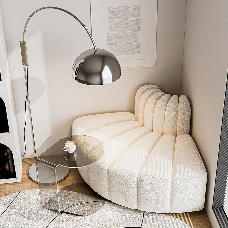 Household small apartment bedroom living room room single sofa