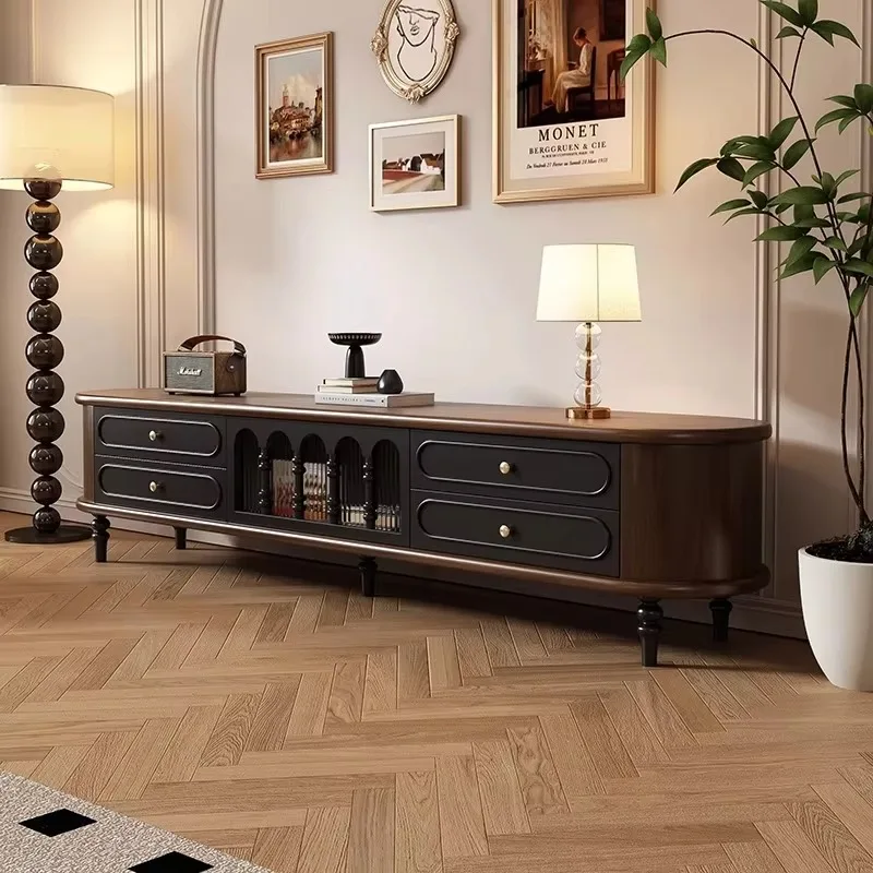 

Vertical Narrow Normal Tv Stand Dark Brown Design Minimalist Nordic Tv Stands Living Room Modern Mueble Televisor Furniture Home