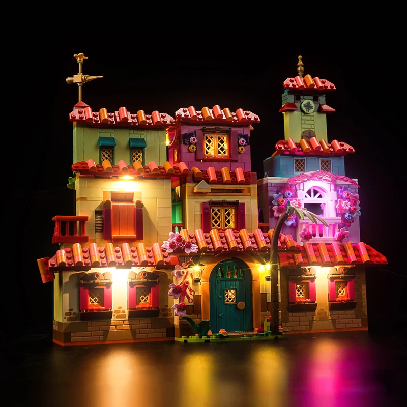 No Building Blocks Lamp Lighting for The Magical Madrigal House 43245 DIY Toys Gift Only Lighting Set