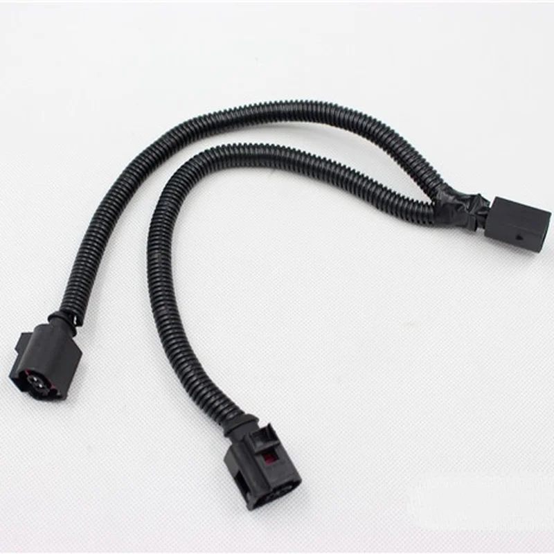 High Low Tone Snail Horn Plug Connector Cable One To Two Wiring Harness For VW Santana Jetta POLO Golf 6 Jette Bora Auto Parts