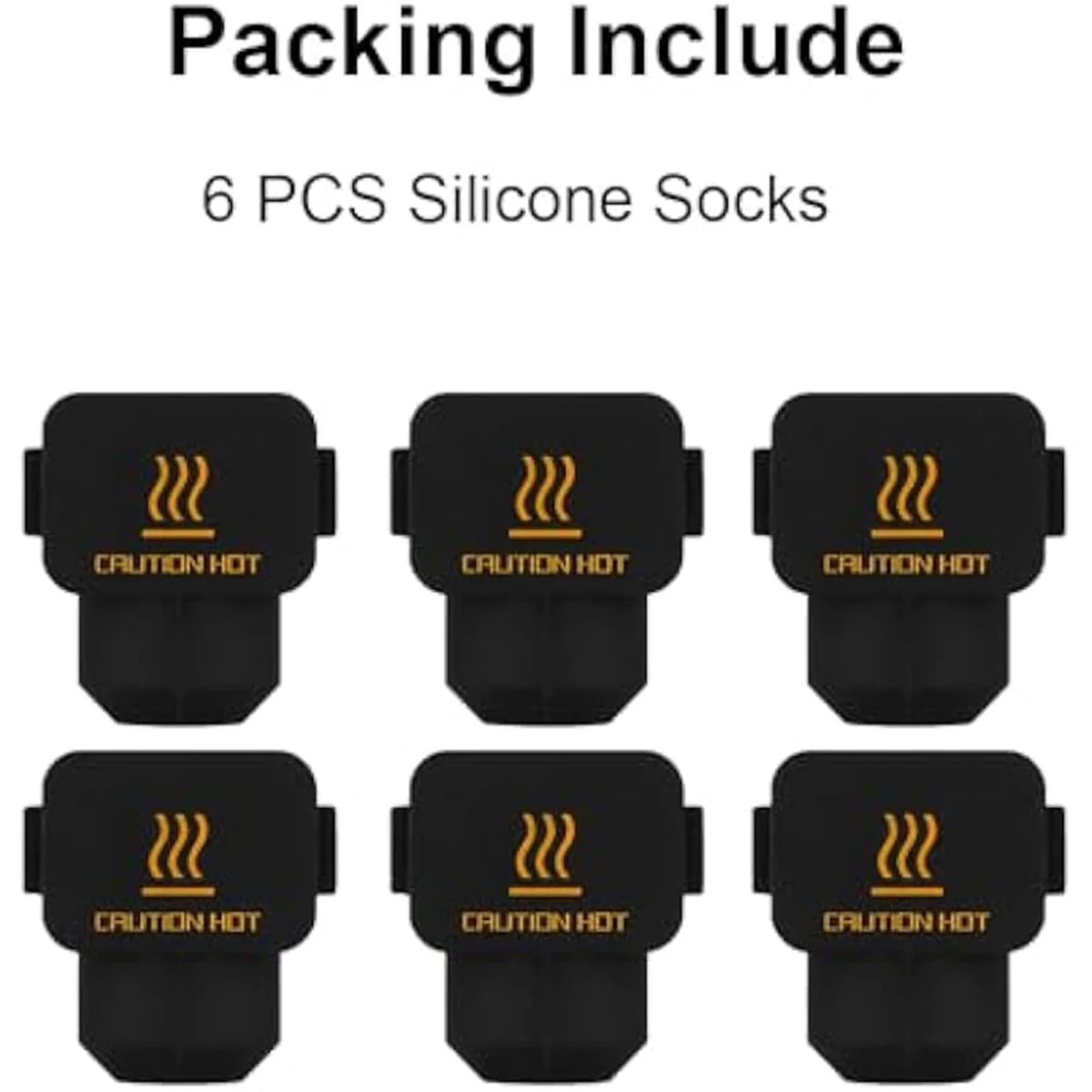 HOT 6Pcs Printer Hotend Silicone Socks,High Temperature Extruder Heating Block Silicone Cover for Bambu Lab A1/A1 Mini