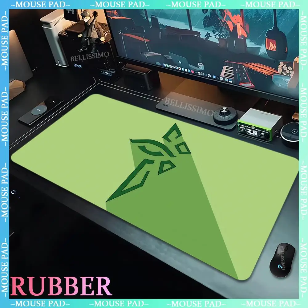 Game I_Ingress Game Mouse Pad Lock Edge Thickened Desk mat Anime Super Large New Product Game Keyboard Pad DIY Computer Pad