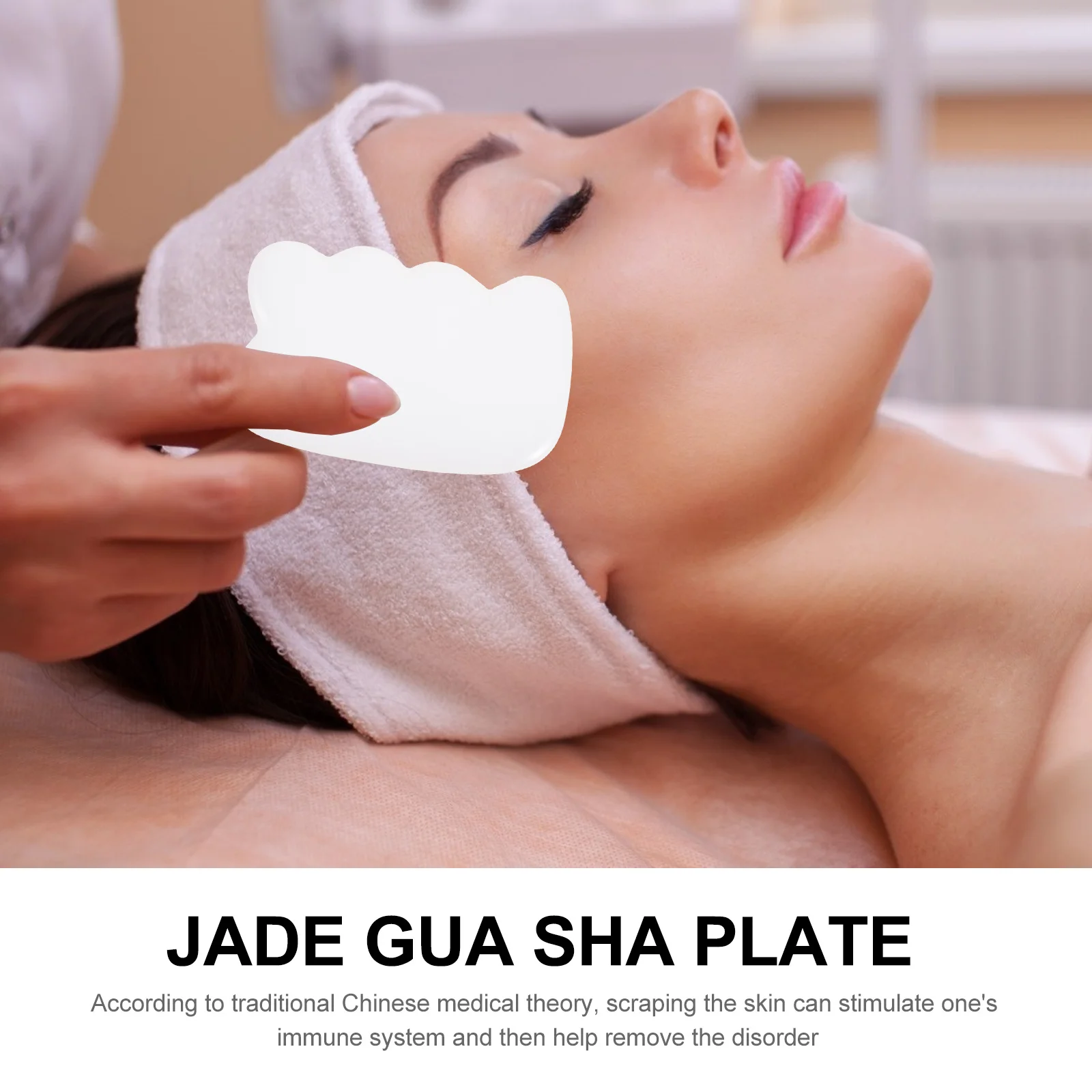 

1Set Facial Gua Sha Scraping Board Massage Tool Kit Care Stimulates Microcirculation Pain Relief Skin Nourishing
