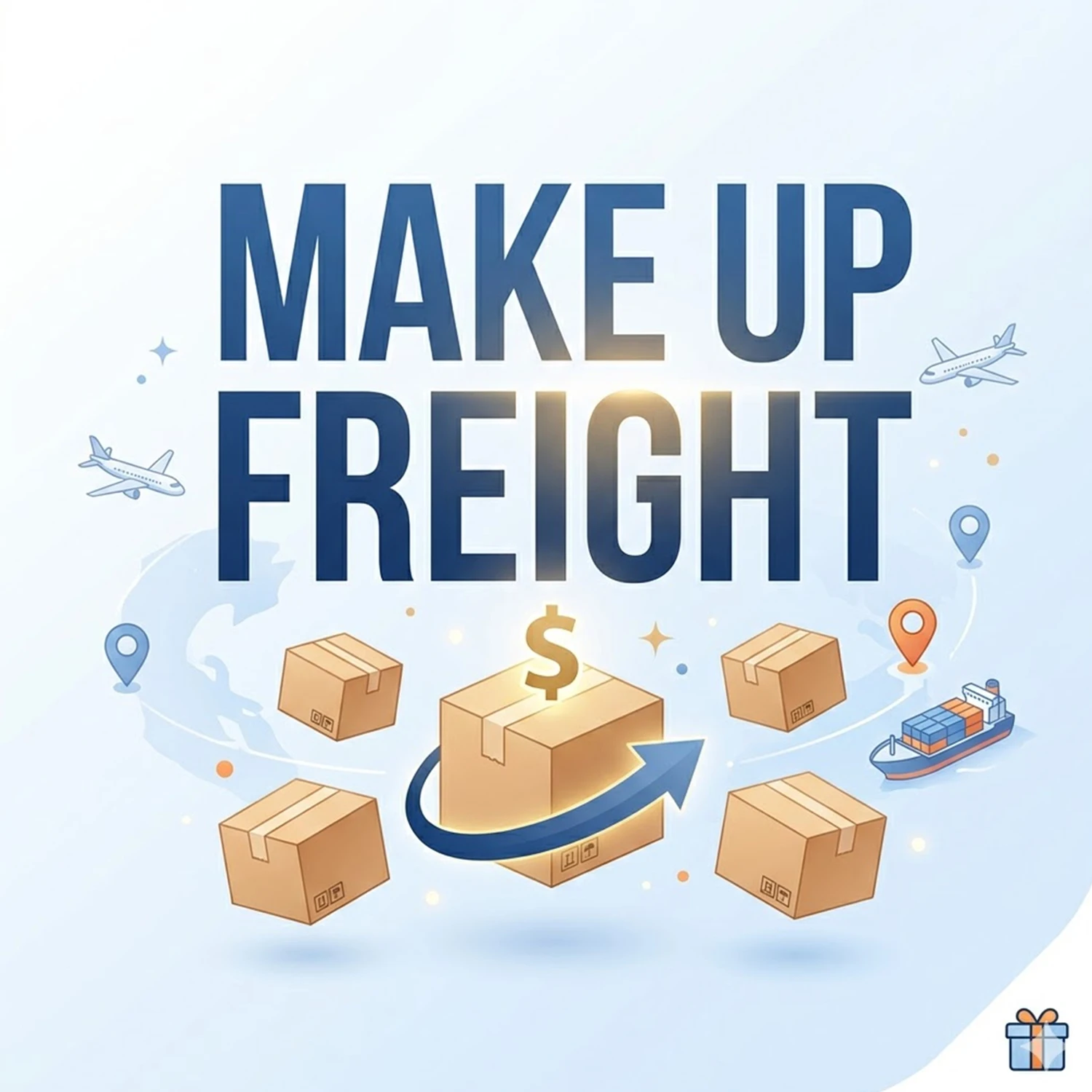 

Make Up The Freight Difference for Delivery Fees Increasing or Delivery Ways Changing